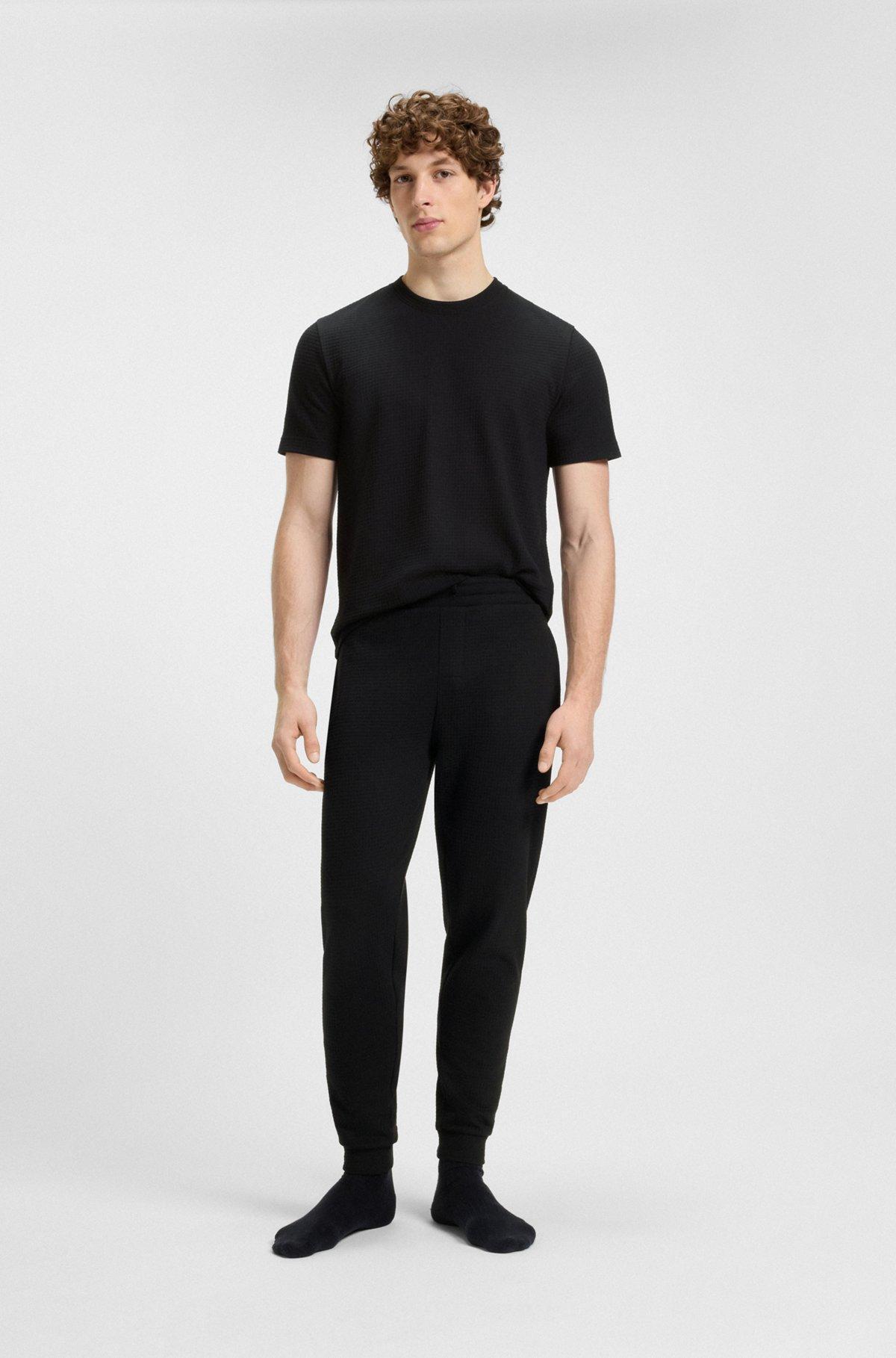 Pajama bottoms with embroidered logo Product Image