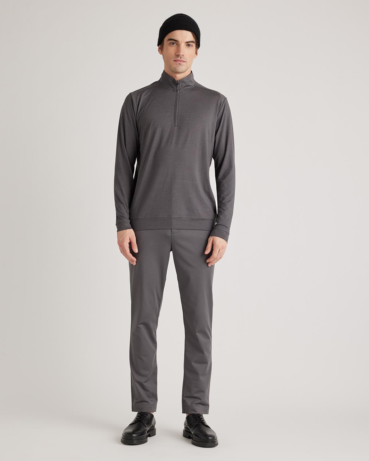 Quince | Men's Performance Jersey Golf Quarter Zip Sweaters Recycled Polyester Product Image