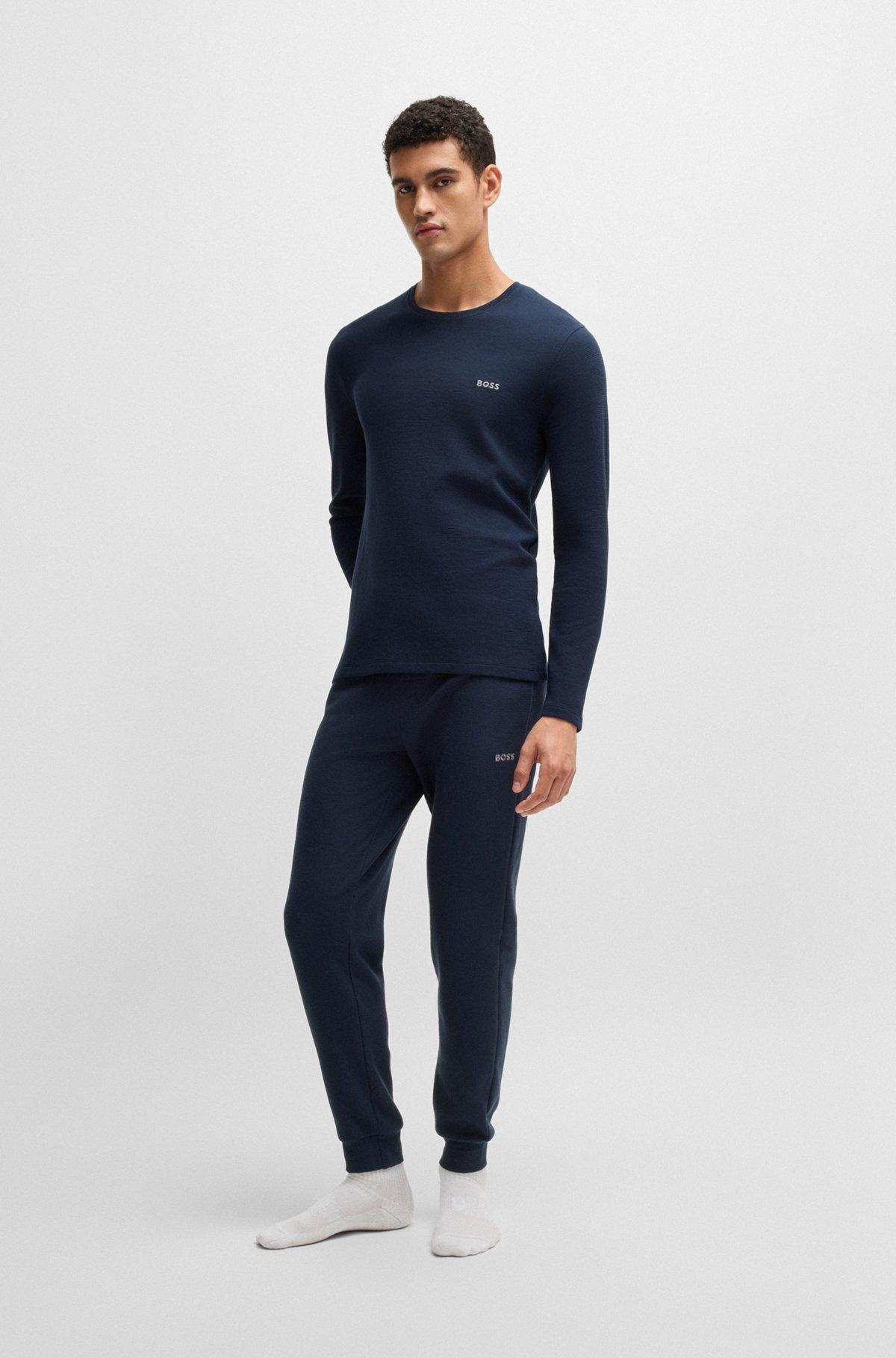Pajama bottoms with embroidered logo Product Image