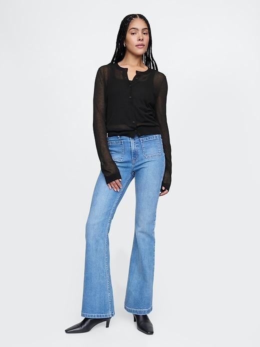 Recycled Sheer Cardigan Product Image