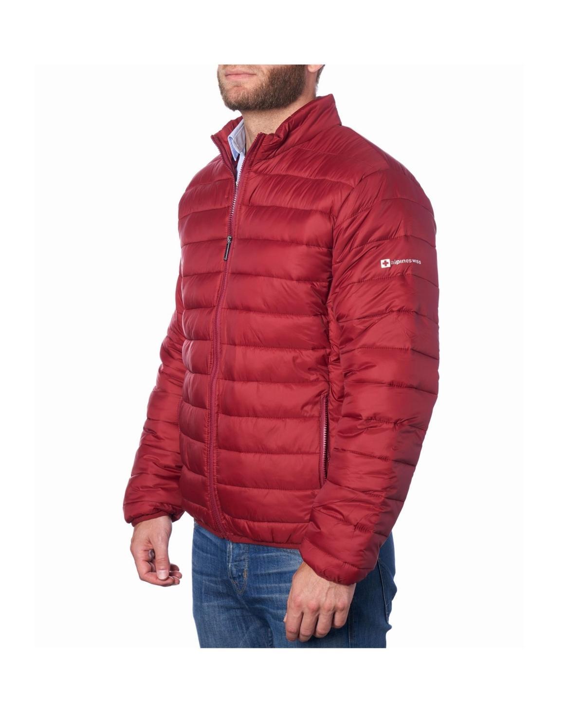 Alpine Swiss Niko Mens Down Alternative Jacket Puffer Coat Packable Warm Insulation & Lightweight Product Image