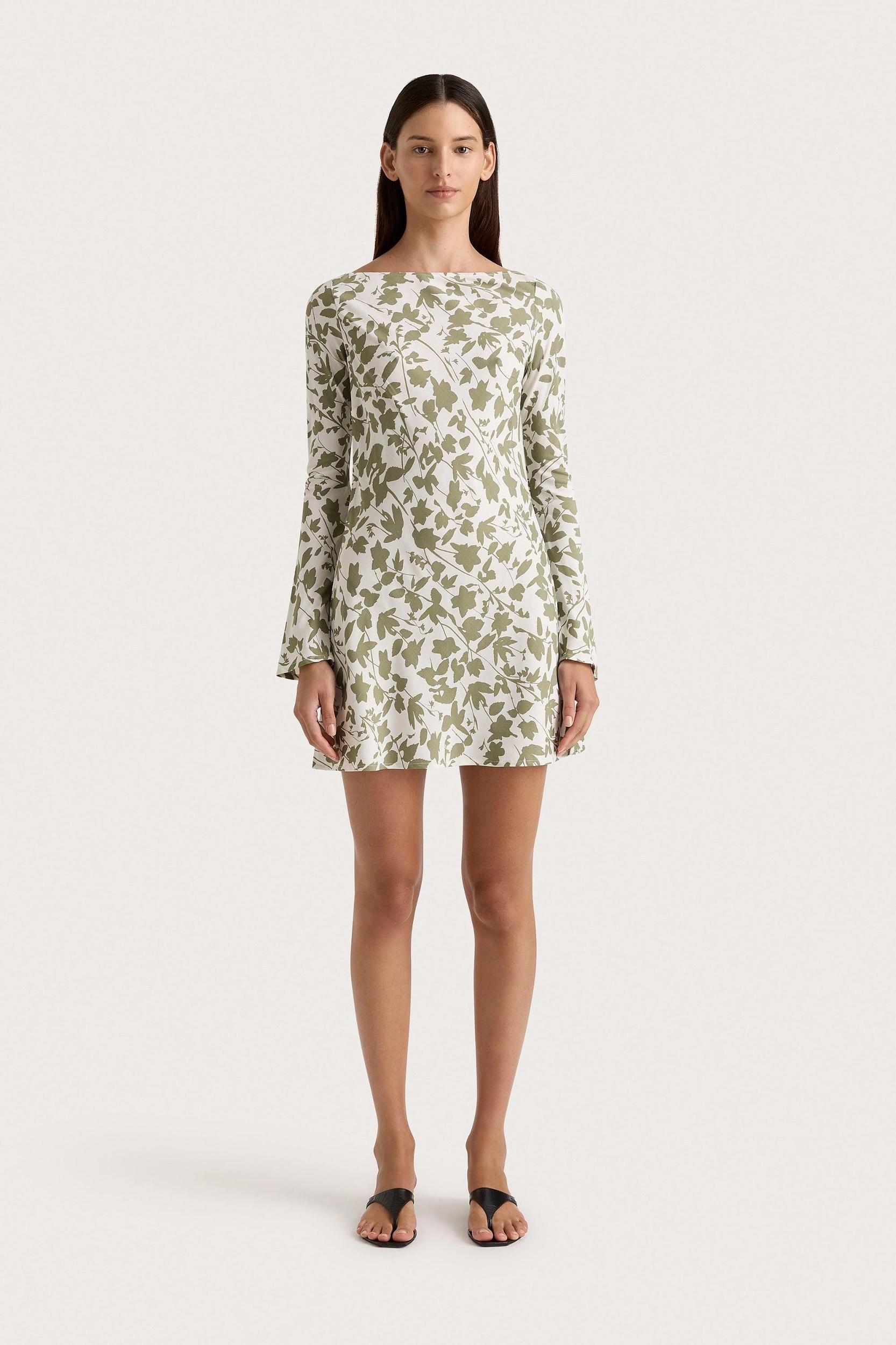 Lilou Mini Dress Poplar Sage Product Image