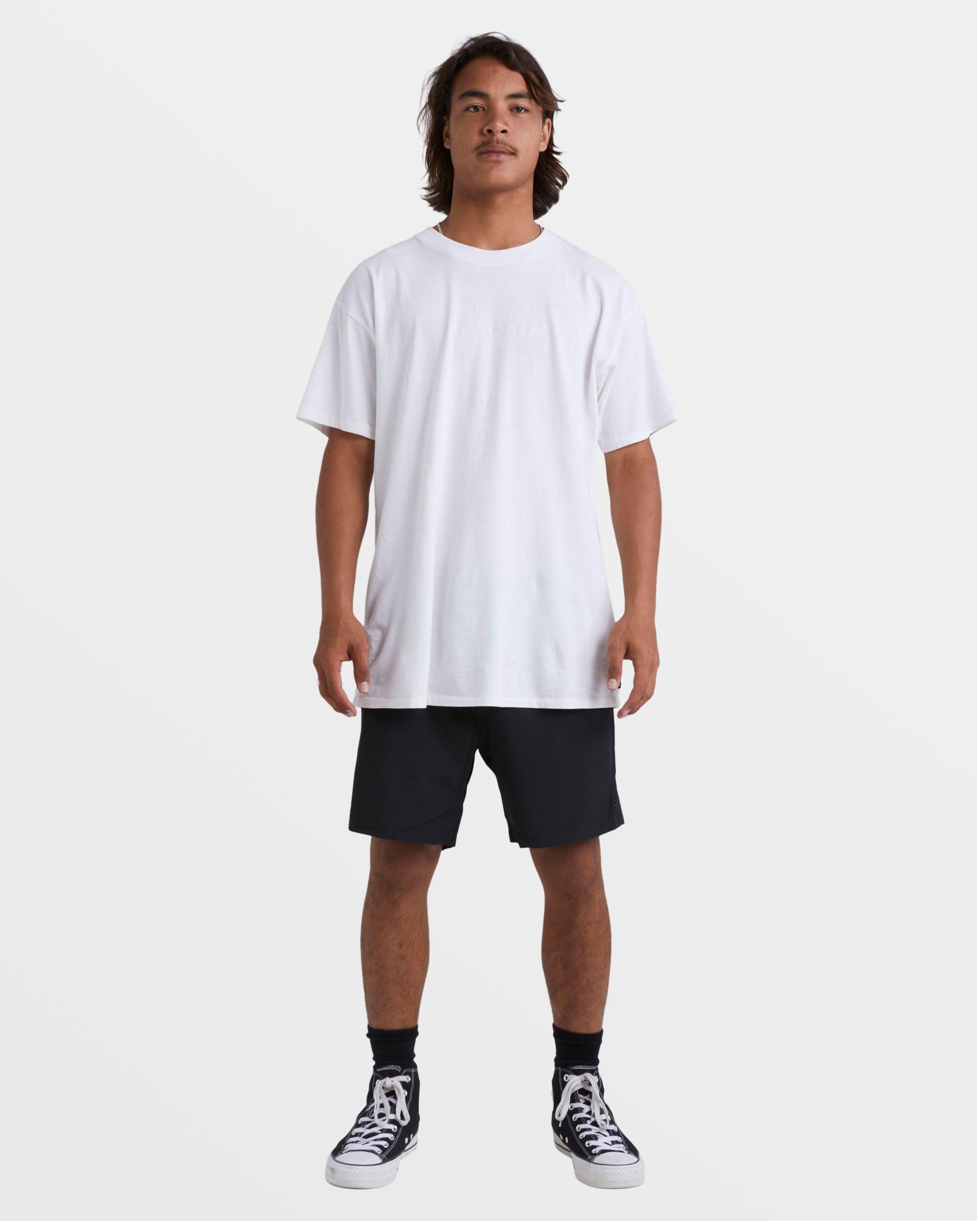 A/Div Surftrek Elastic Waist Shorts 17" - Black Male Product Image