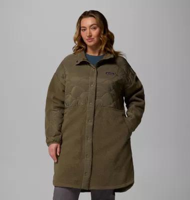 Columbia Women's Cloud Point Long Fleece Jacket - Plus Size- Product Image