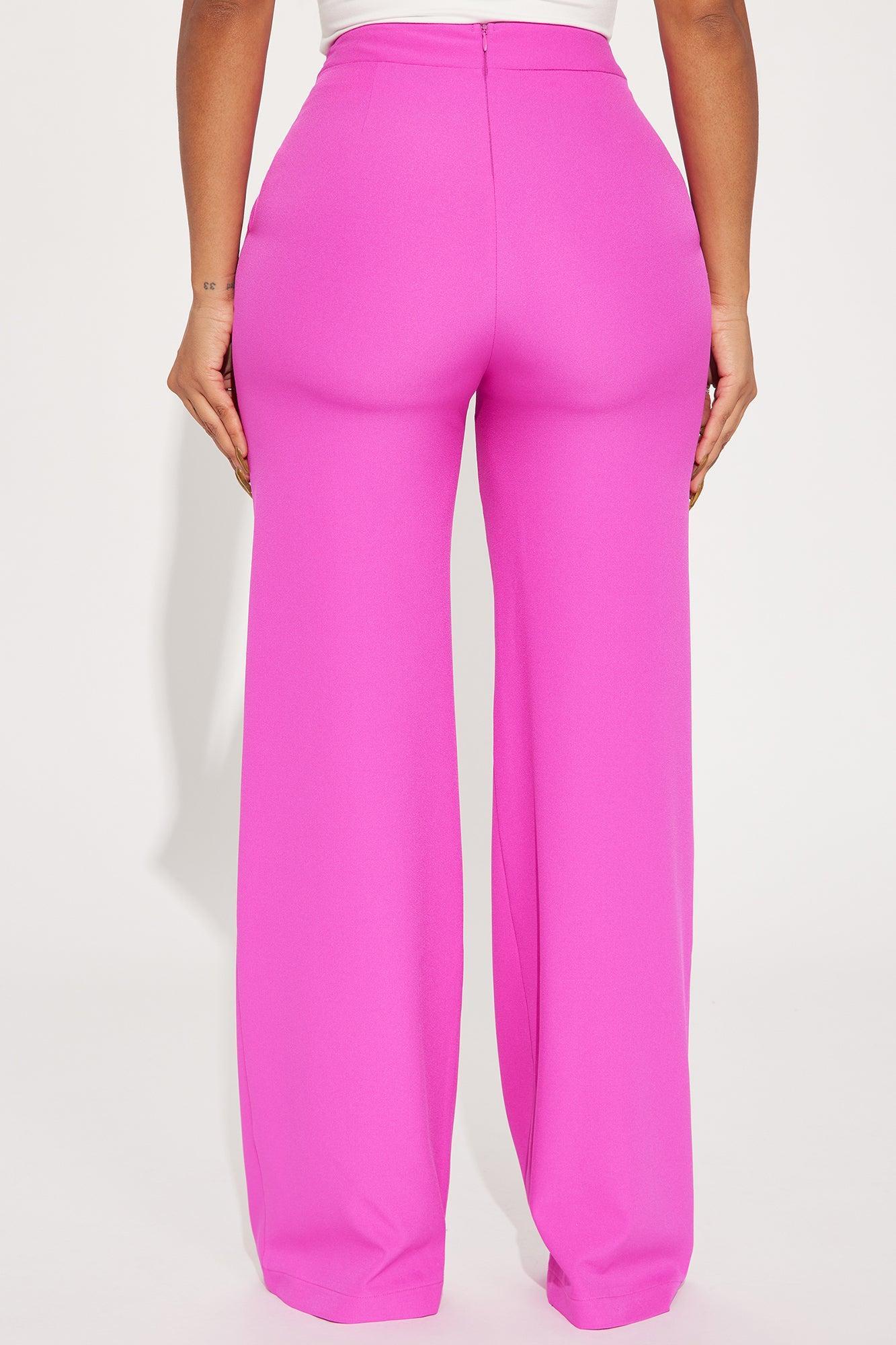 Feeling Focused Trouser - Fuchsia Product Image