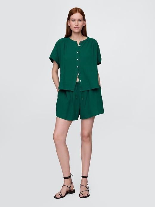 Crinkle Gauze Easy Shorts Product Image