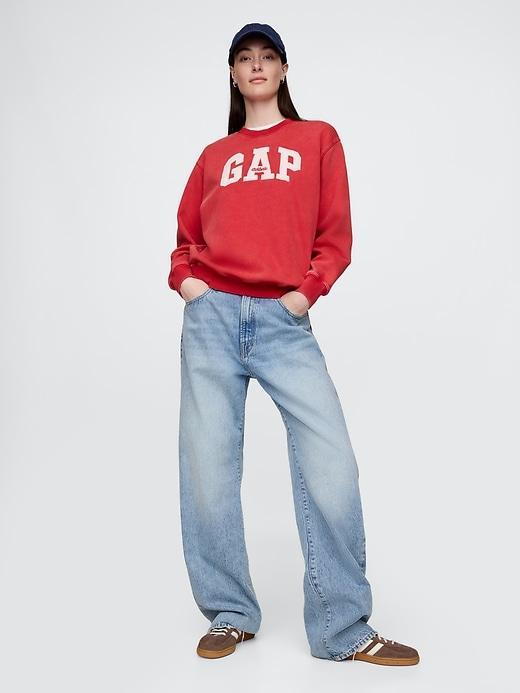 VintageSoft Gap Logo Tunic Sweatshirt Product Image