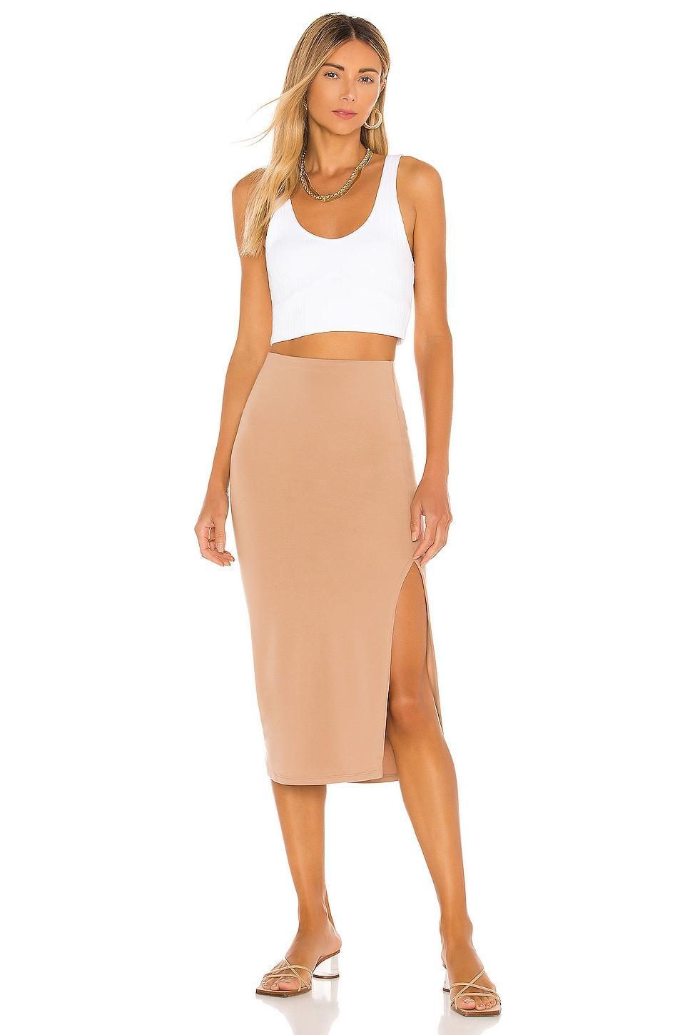Lovers and Friends Aubrey Midi Skirt in Black Product Image