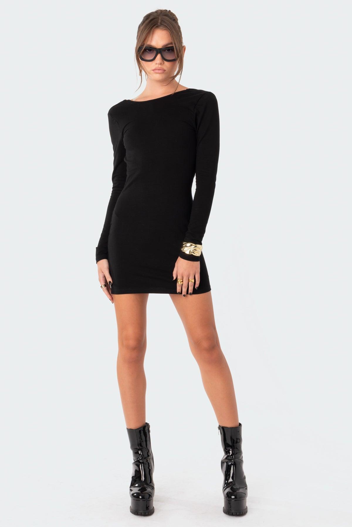 Ellie Open-Back Mini Dress Product Image