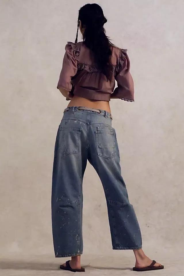 We The Free Moxie Pull-On Barrel Jeans Product Image