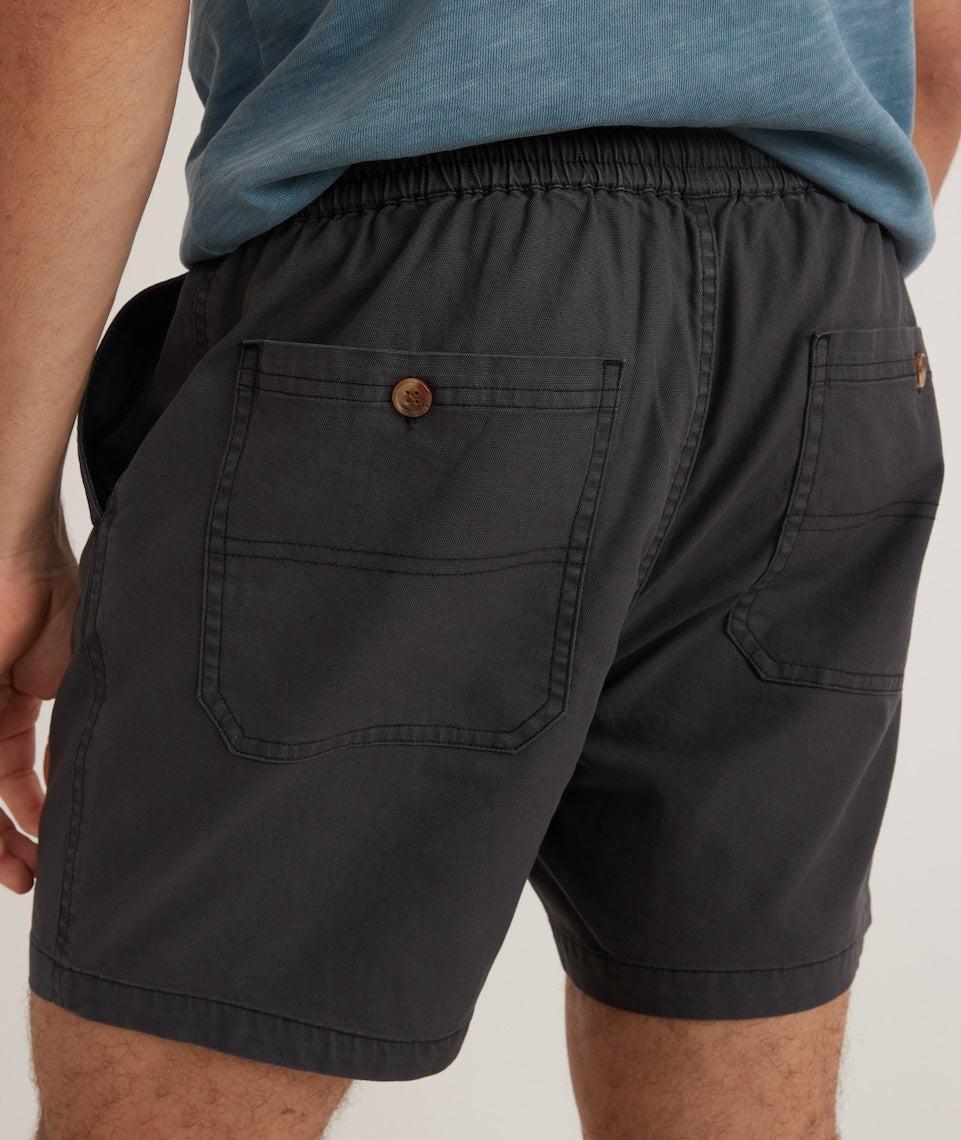 5" Saturday Canvas Short in Asphalt Product Image