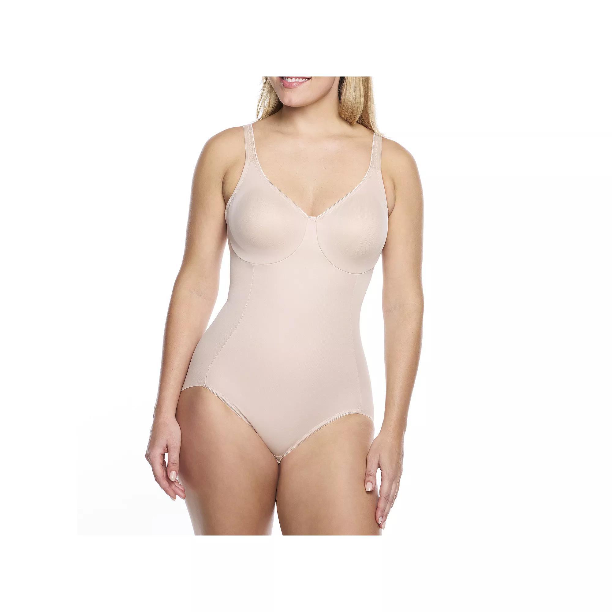 Naomi & Nicole® Firm Control Shapewear Unbelievable Comfort Bodybriefer 772, Women's, Size: 38 C, Warm Beige Product Image