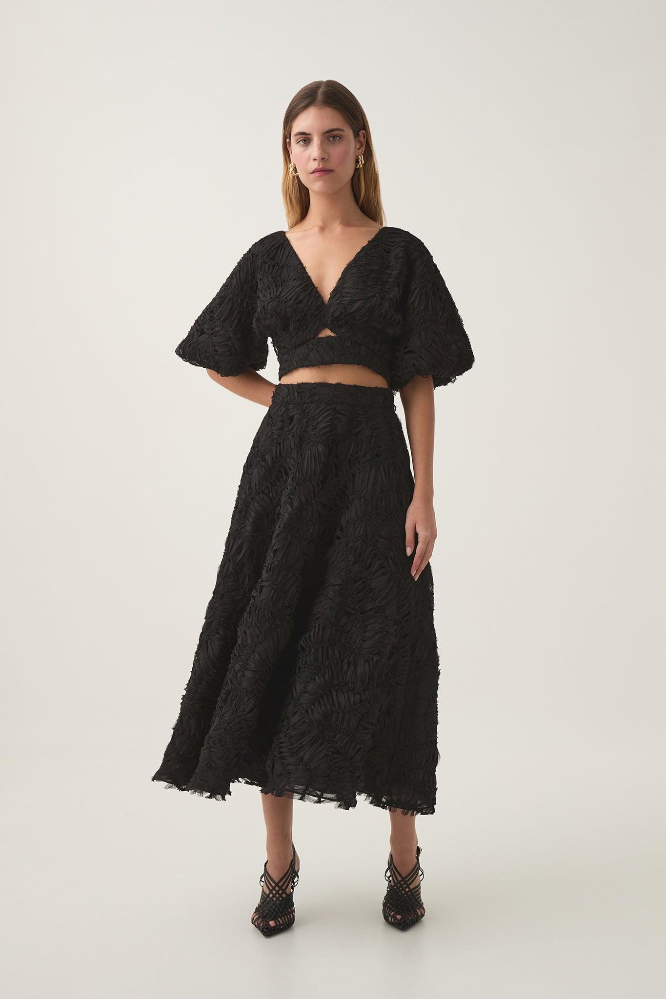 Telma Ruffle Mini Micro Dress Product Image