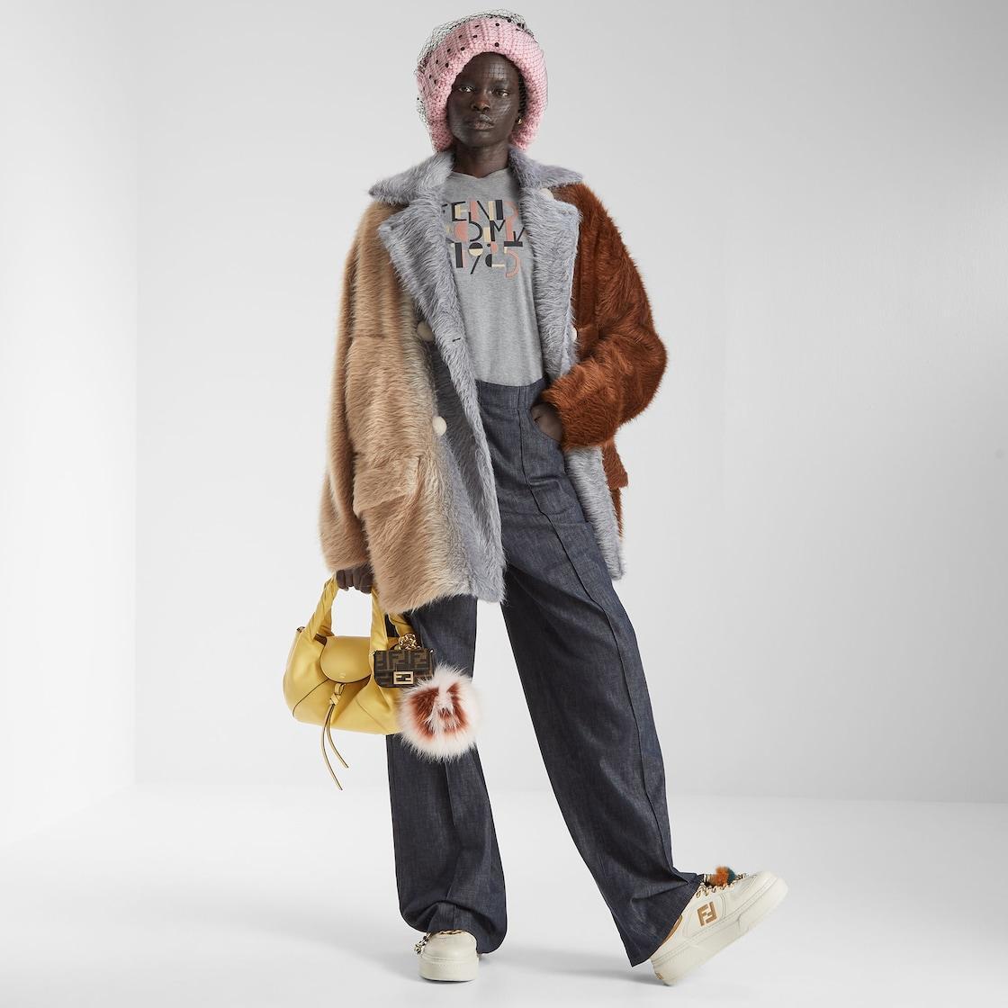 Fendi Spy SmallYellow leather bag Product Image