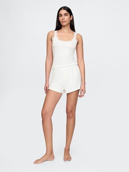 Mini Rib PJ Shorts Product Image