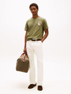 Palm Tree Logo Slub Cotton T-Shirt Product Image