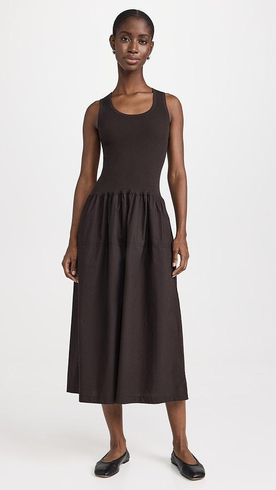 Proenza Schouler White Label Malia Dress In Peached Poplin | Shopbop Product Image