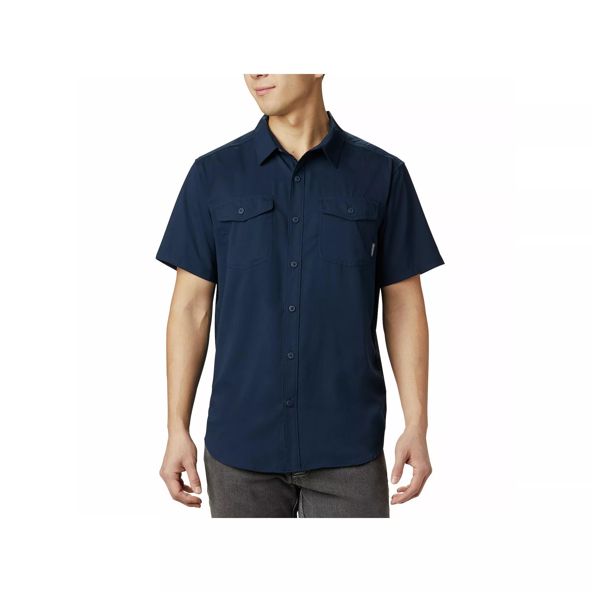 Big & Tall Columbia Utilizer Button-Down Shirt, Mens Collegiate Blue Product Image
