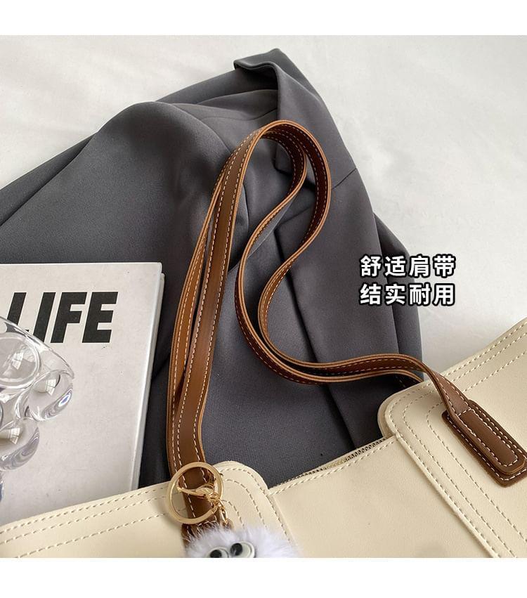 Faux Leather Tote Bag Product Image