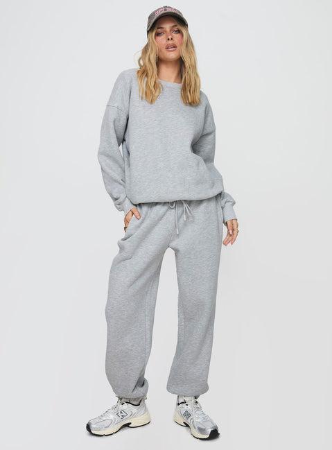 Dream Fleece Classic Crewneck Sweatshirt Grey Marle Product Image