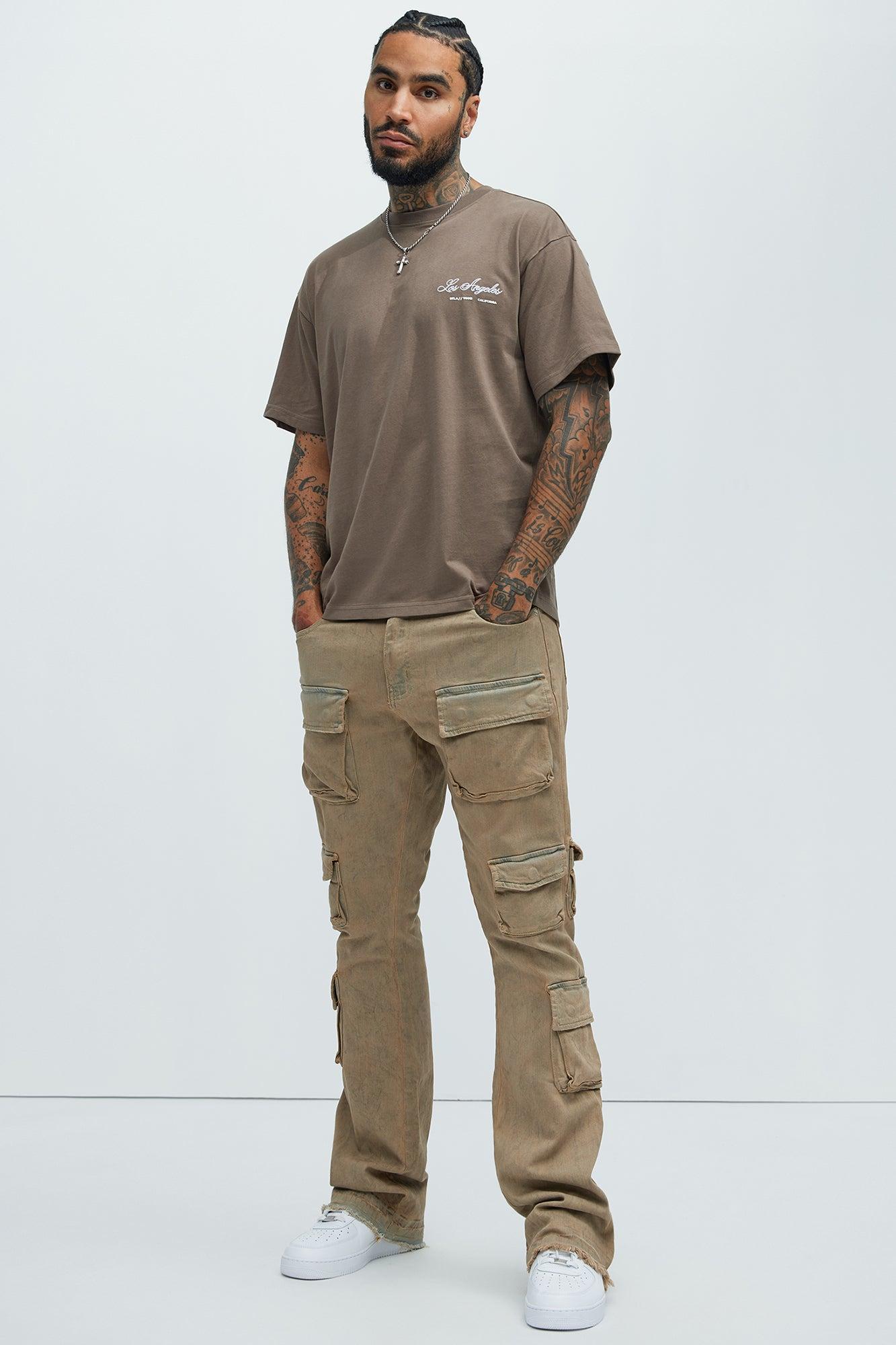 DTLA / 90012 Short Sleeve Tee - Brown Product Image