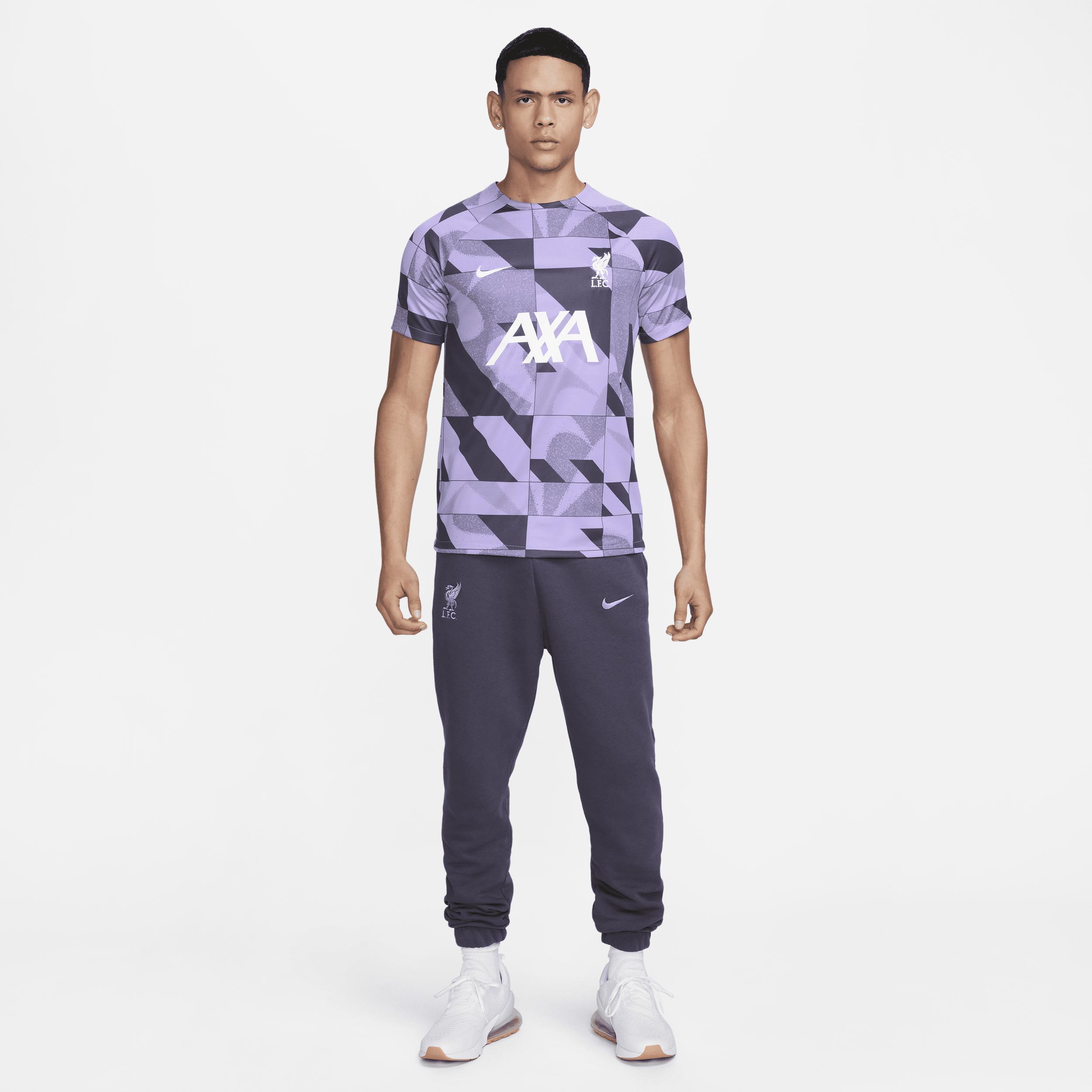 Men's Nike Purple Liverpool 2023/24 Academy Pro Pre-Match Top, Size: Small, Lvp Purple Product Image