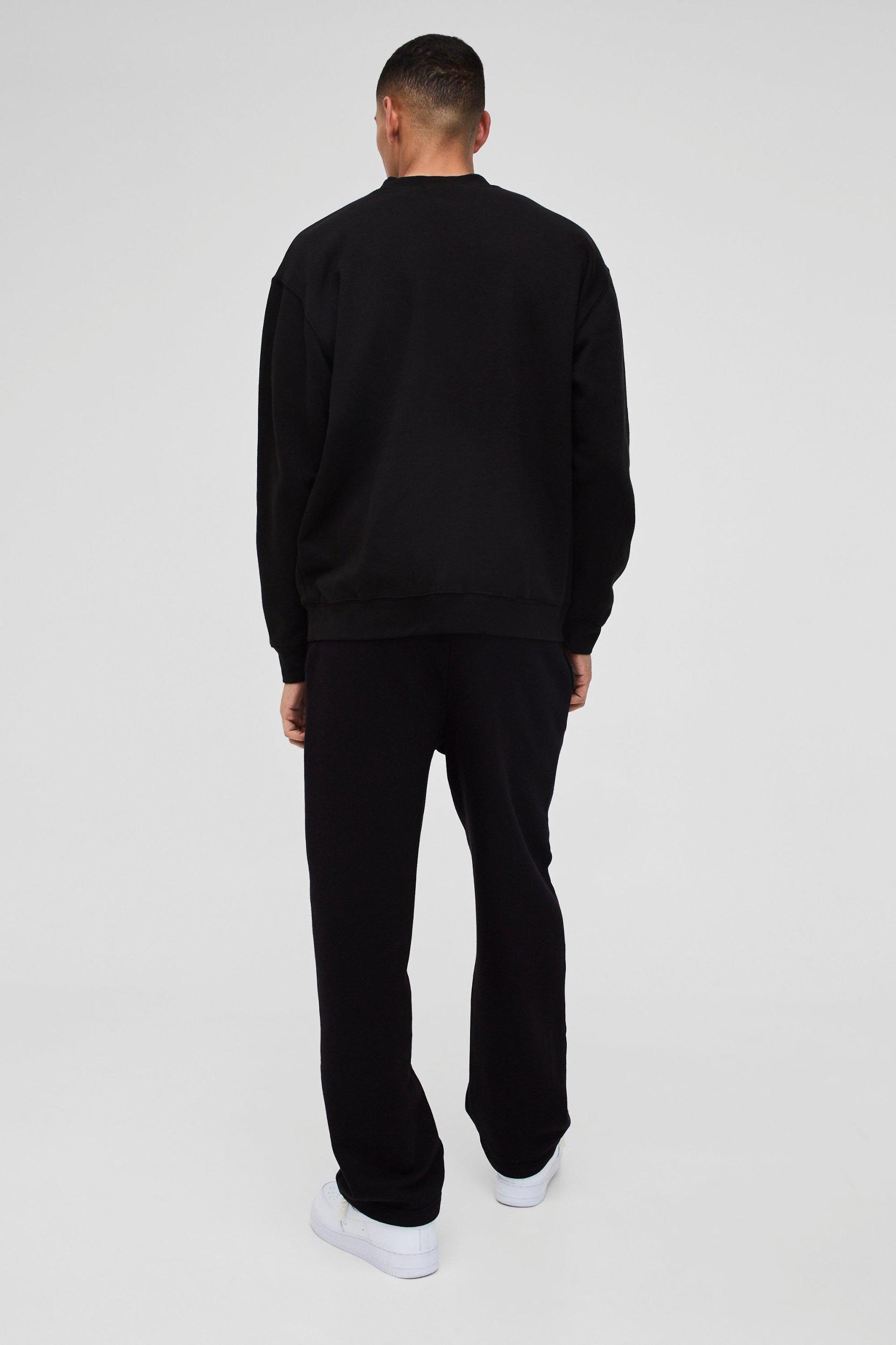 Oversized Blessed Cross Graphic Sweatshirt | boohooMAN USA Product Image