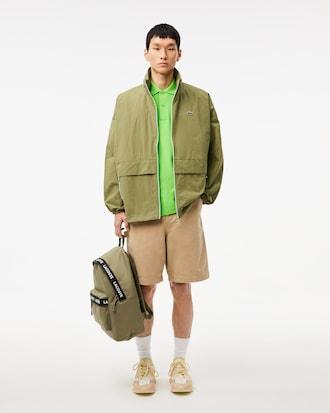 Men's Water-Repellent Removable Hood Windbreaker Product Image