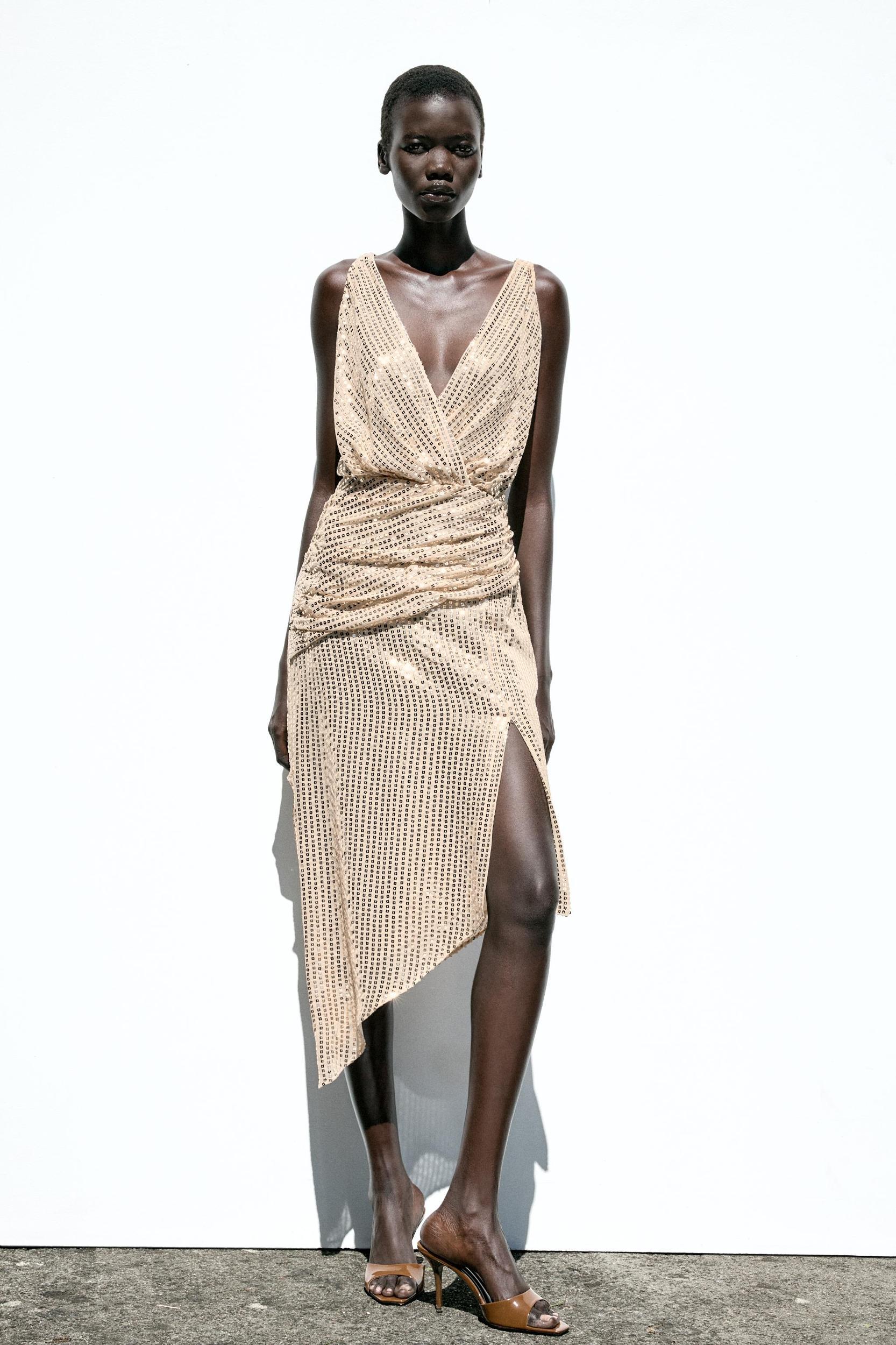 SEQUIN MIDI DRESS Product Image
