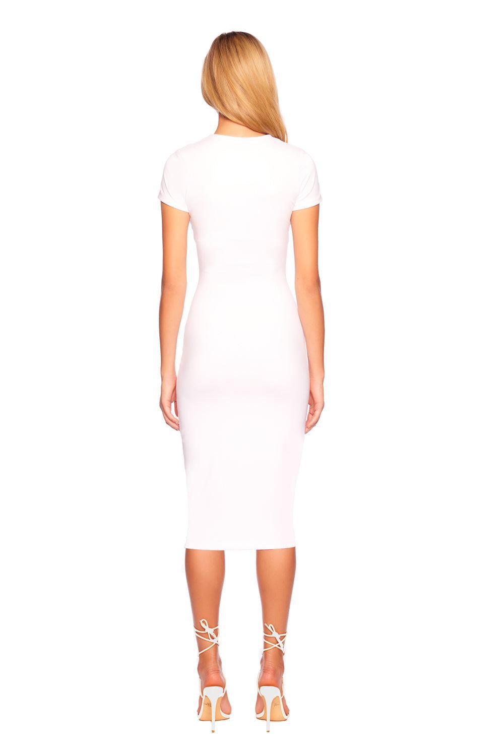 Crew Neck Short Sleeve Dress- Sugar Product Image