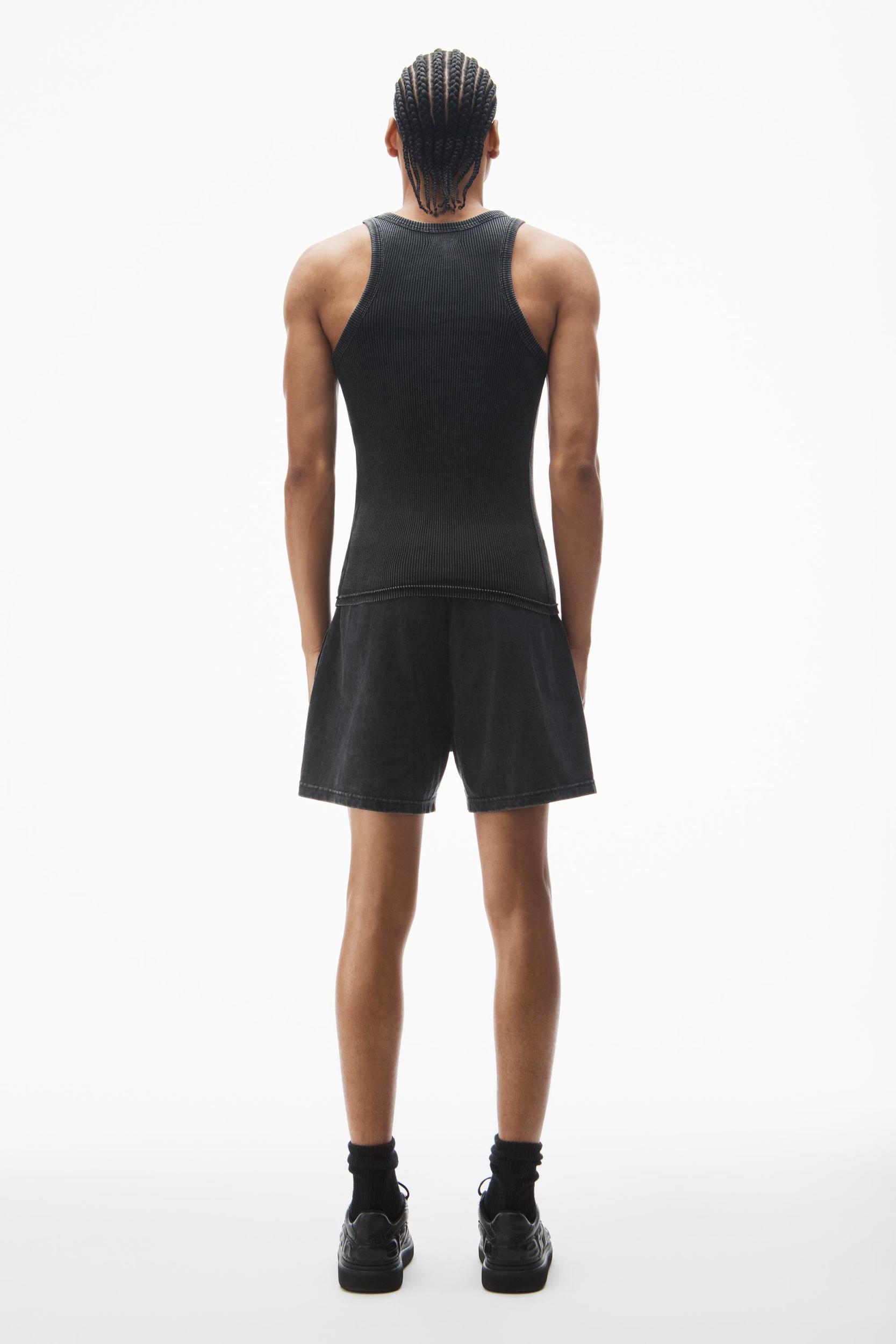 Men's Racerback Tank In Ribbed Cotton Product Image