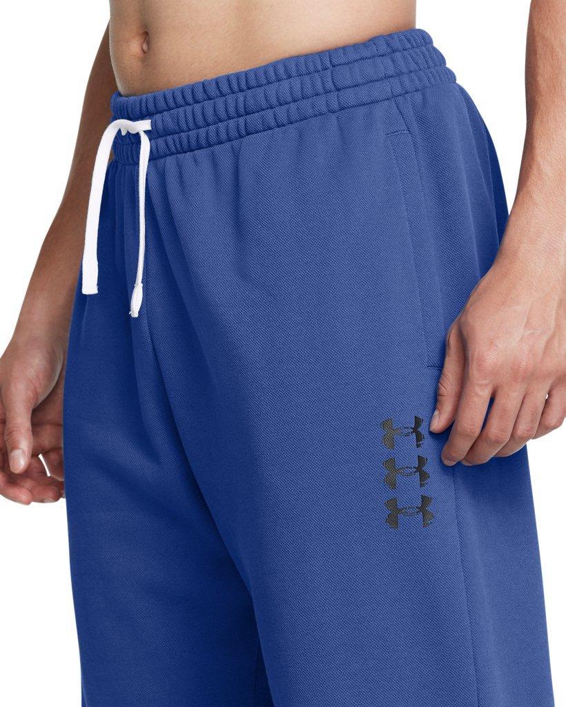 Men's UA Rival Fleece Textured Sliced 'N Diced Pants Product Image