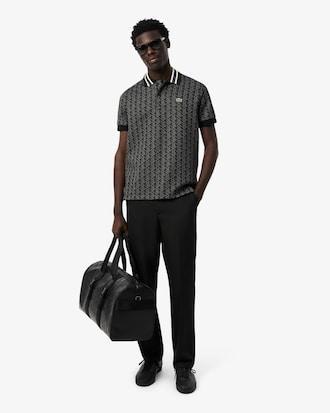 Classic Fit Monogram Jacquard Polo Shirt Product Image