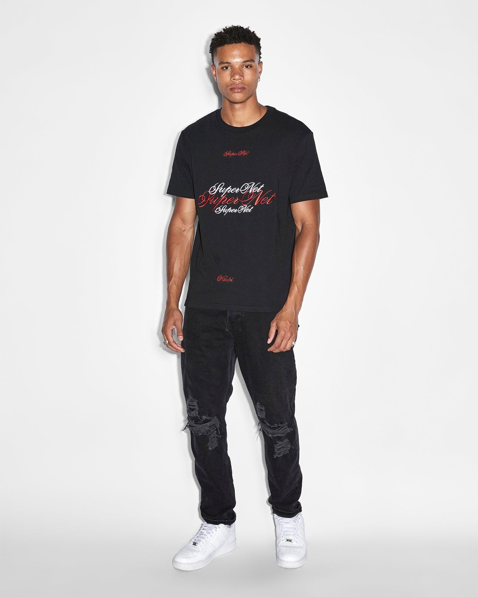 SCRIPTED KASH SS TEE RED/BLACK Male Product Image