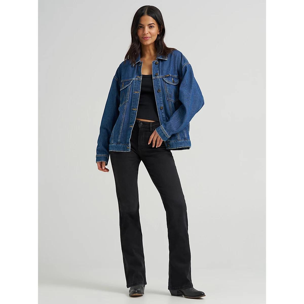 Women's Girlfriend Denim Jacket in Daffodil Product Image