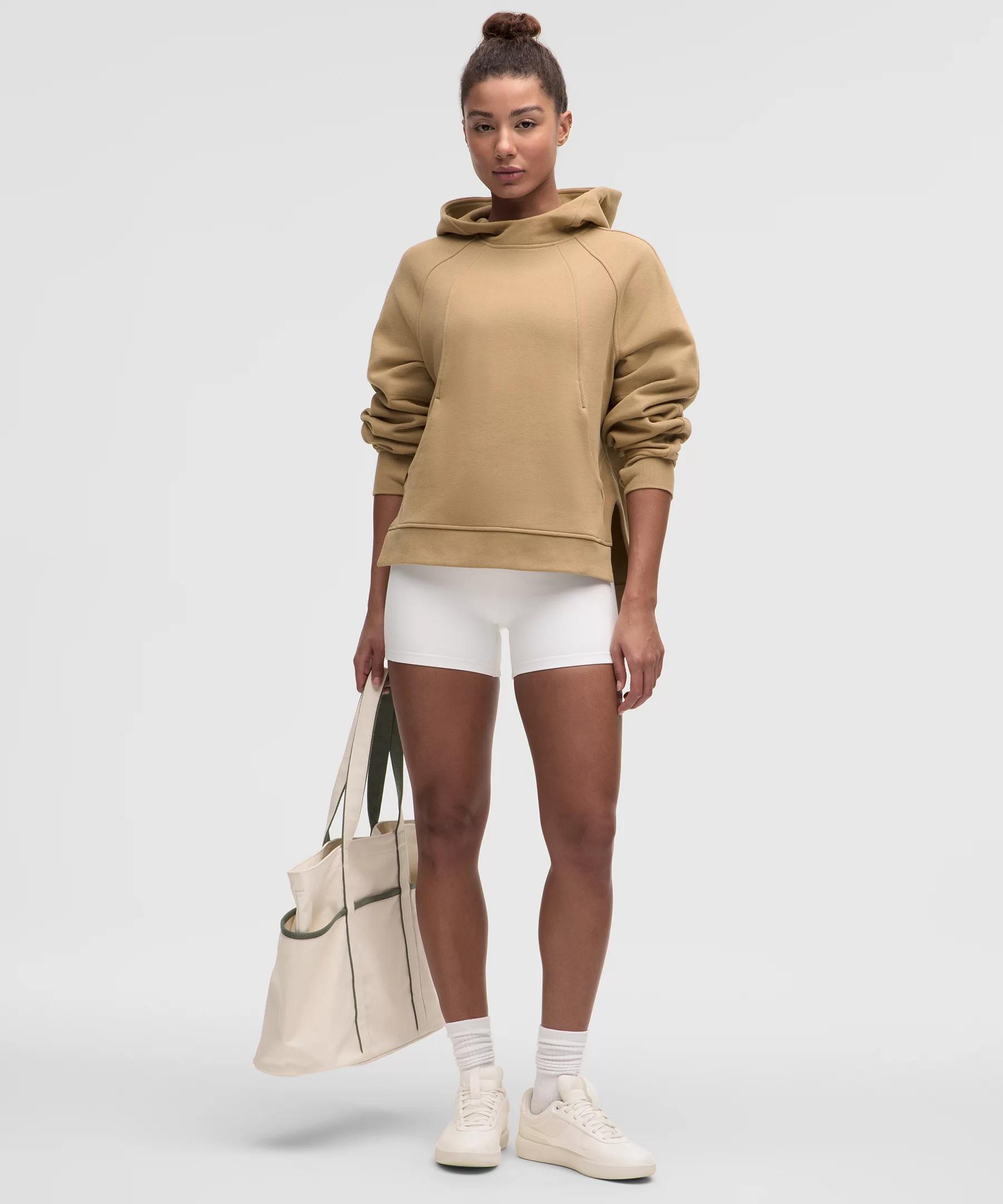 Scuba Oversized Side-Slit Hoodie Product Image
