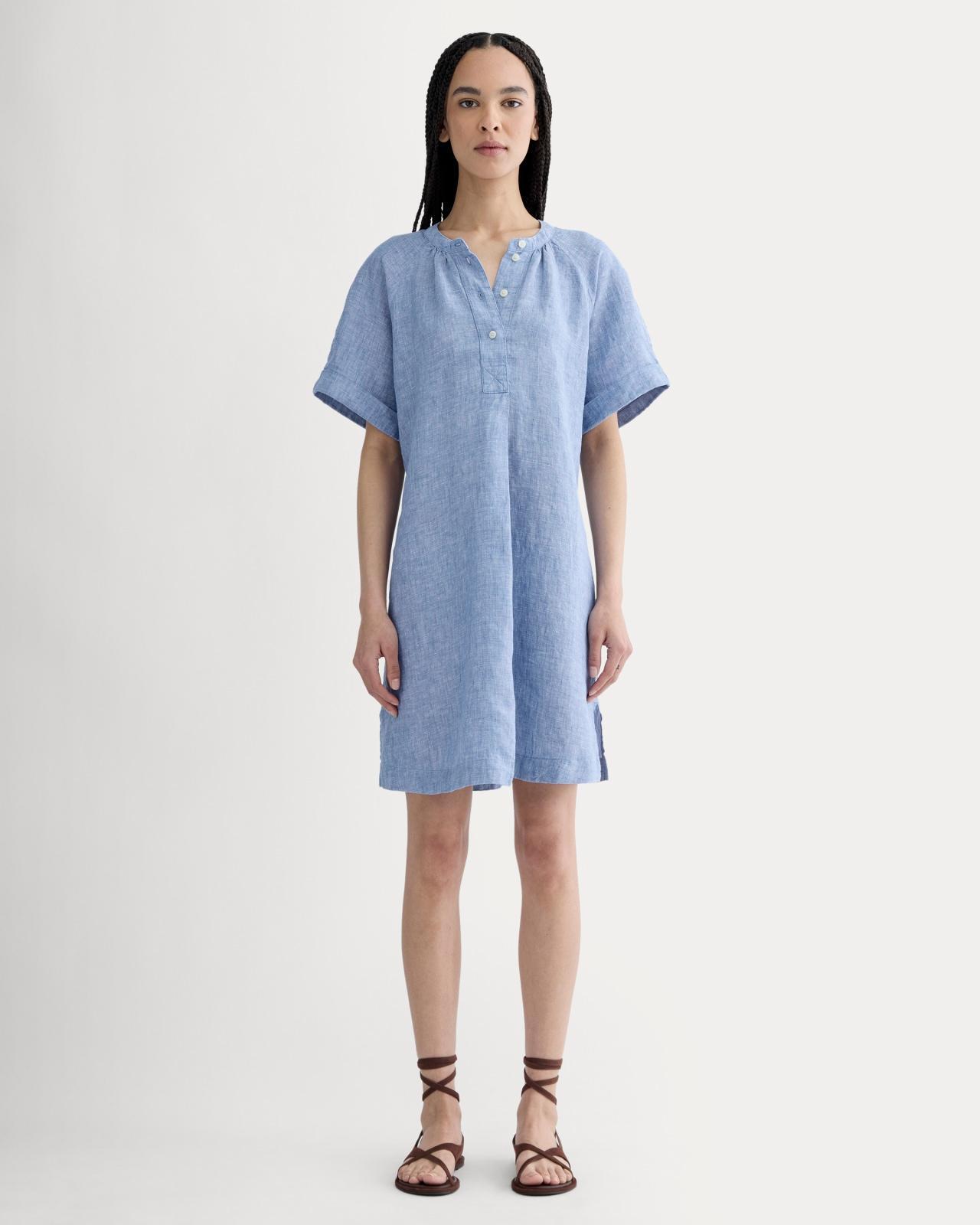 Womens Popover Dress in Linen by Everlane Product Image