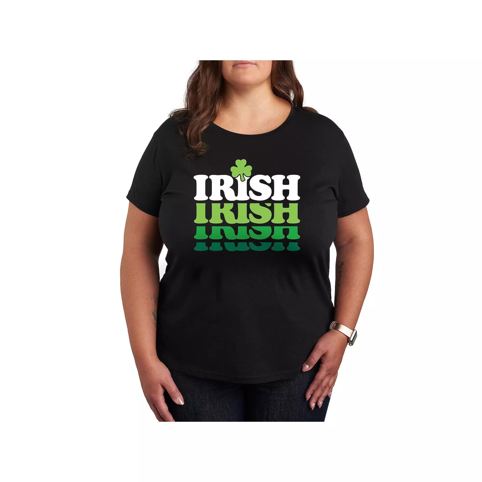 Plus Size Dripping Rose Graphic Tee, Womens Product Image