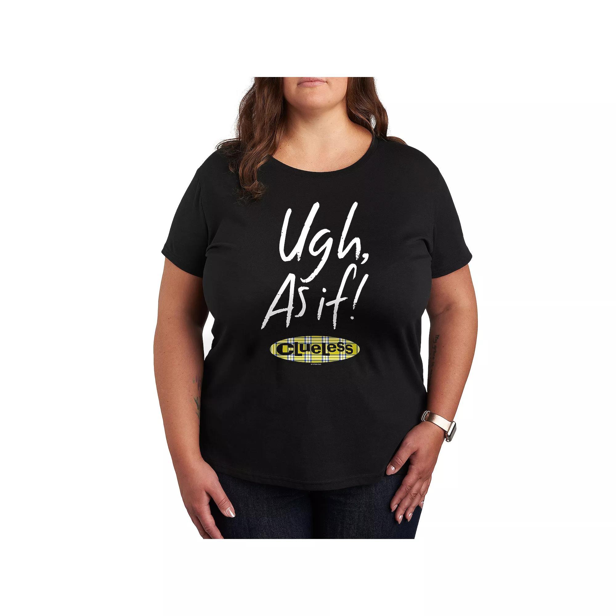Plus Size Christmas Trees Graphic Tee, Women's, Size: 2XL, Black Product Image