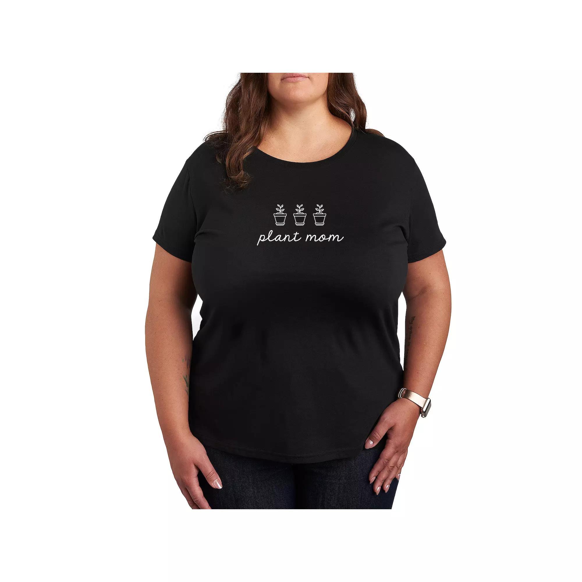 Plus Mom Repeat Graphic Tee, Womens Product Image