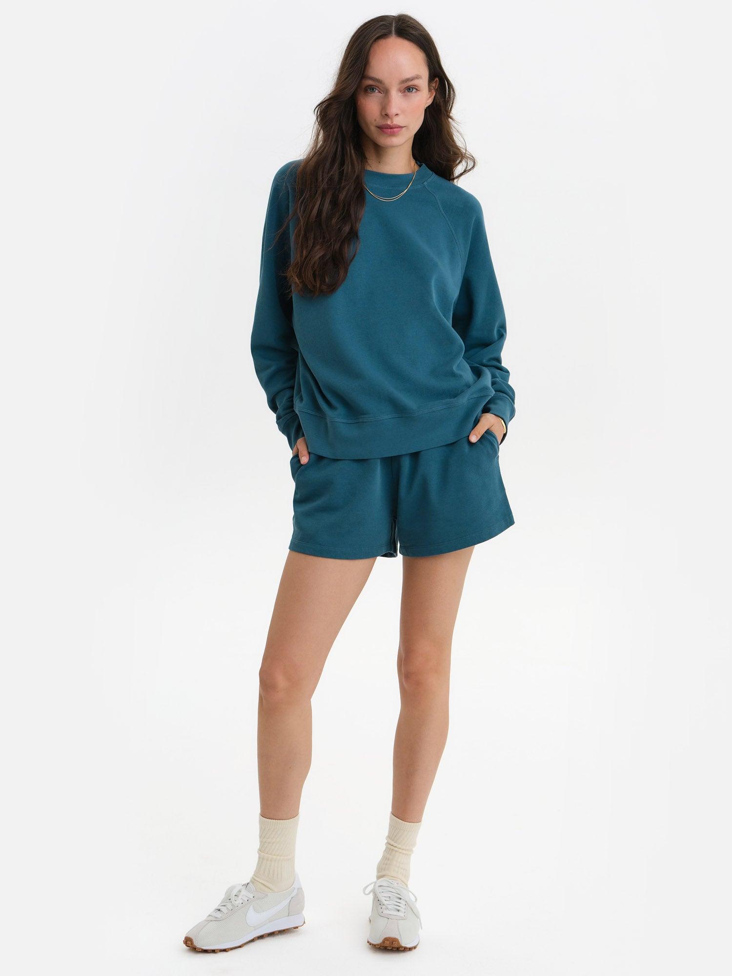 Organic Lightweight Terry Track Shorts Female Product Image