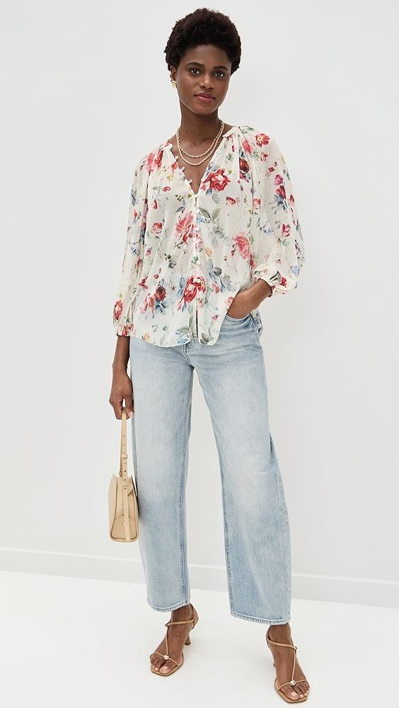L'AGENCE Teagan Blouse | Shopbop Product Image