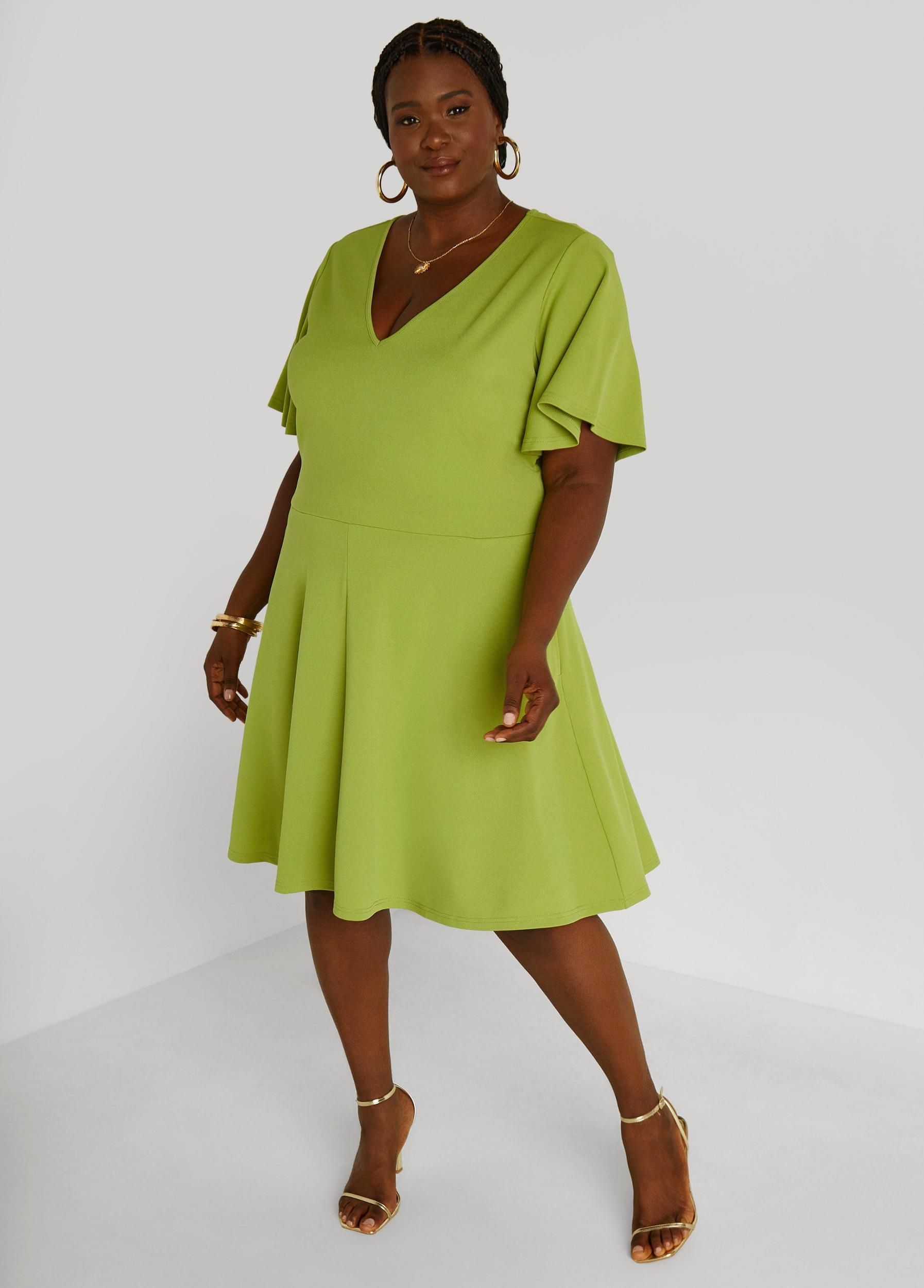 Flutter Sleeved A Line Dress Product Image