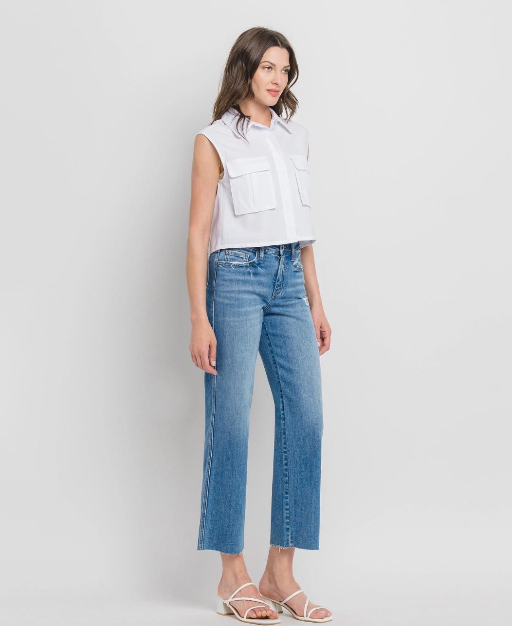 Rayna Raw Hem Jean Product Image