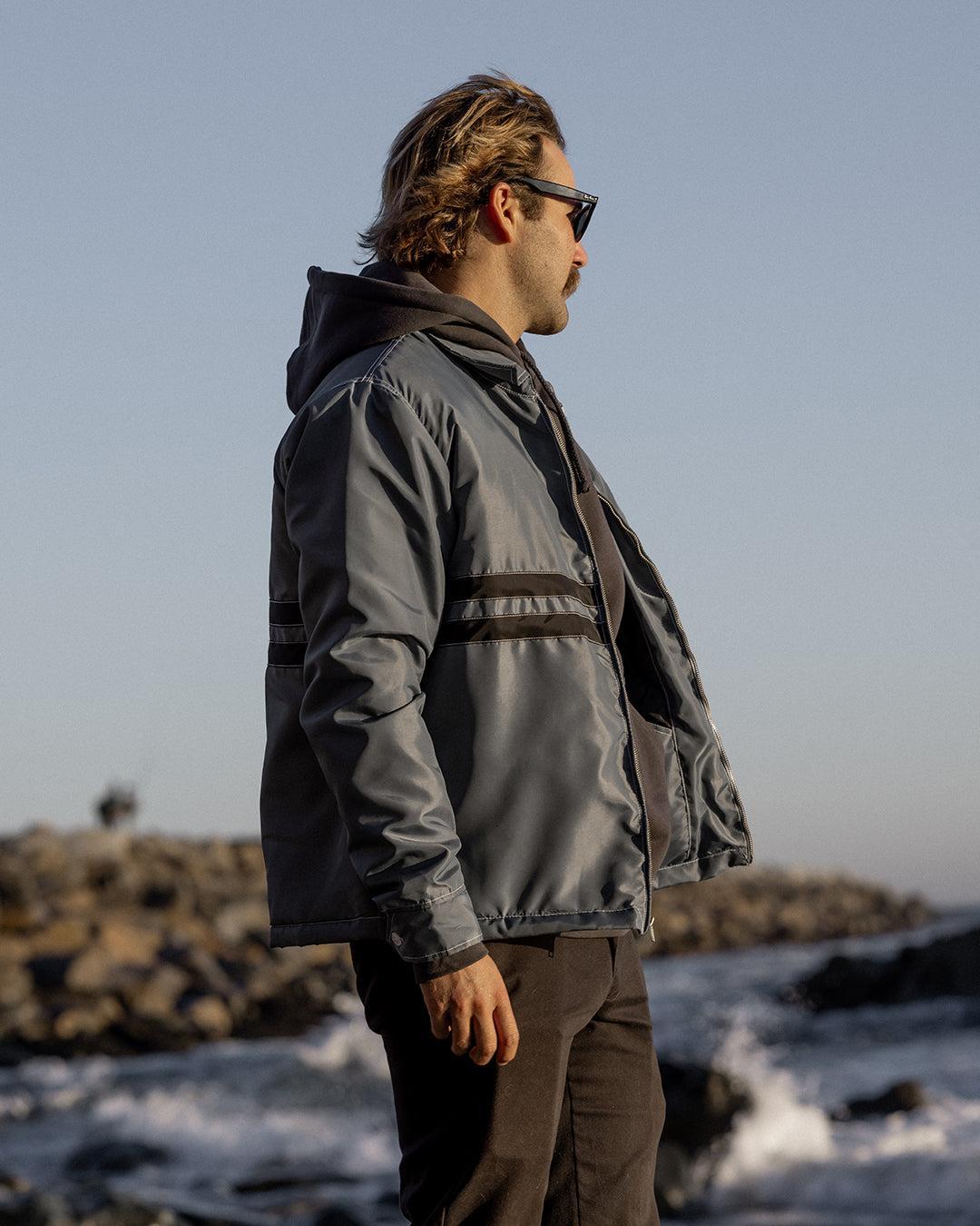 Quilt Lined Comp Jacket - Slate Male Product Image
