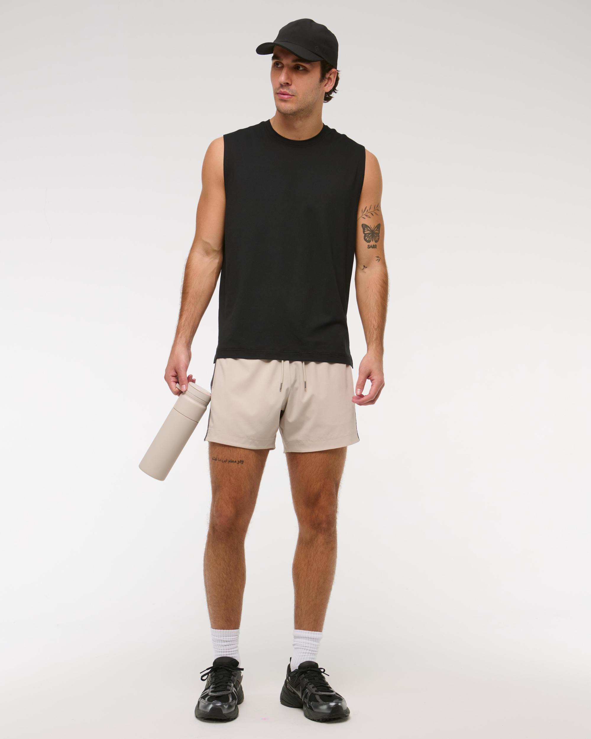 YPB Active Cropped Heavyweight Cotton Jersey Tee Product Image