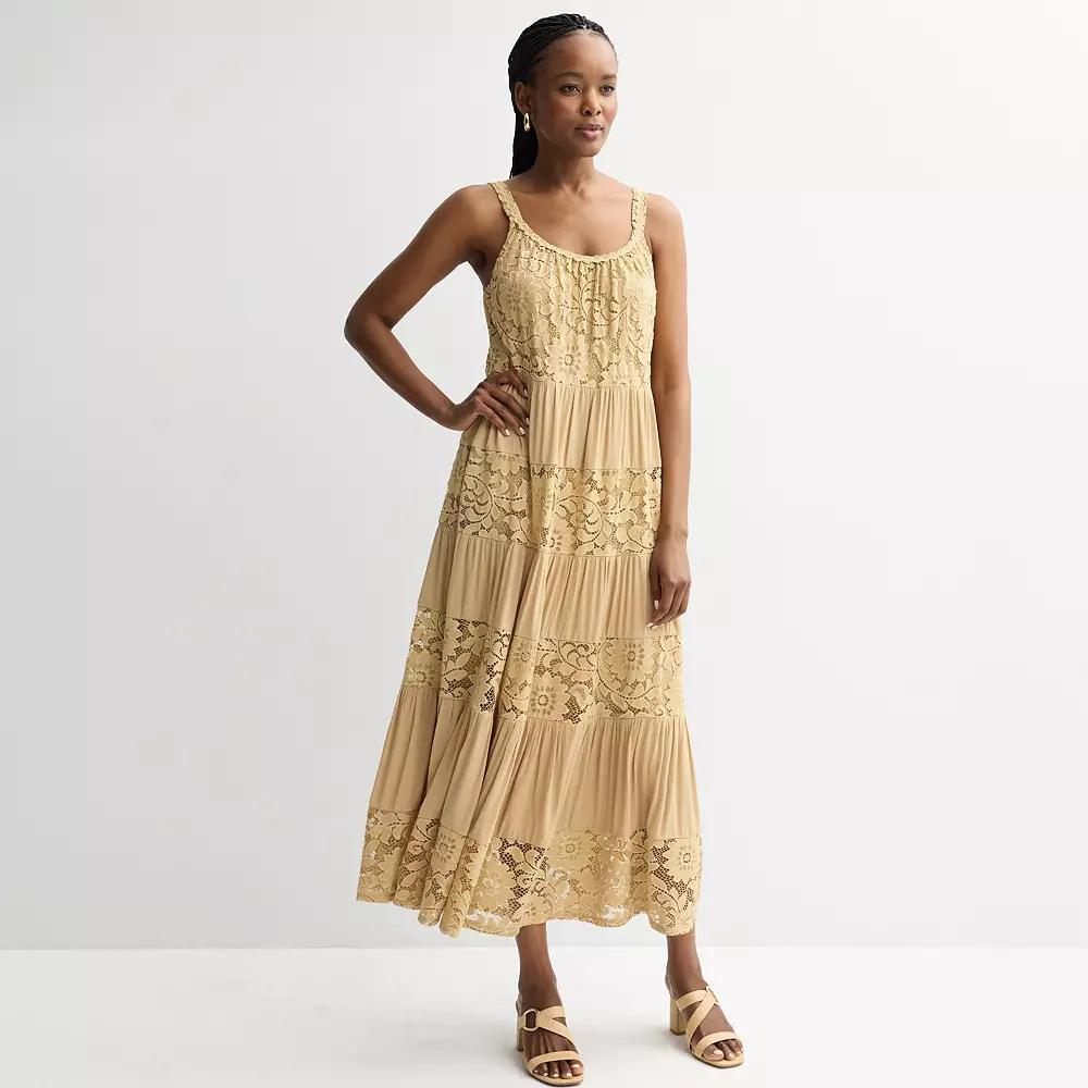Women's Robbie Bee Scoop Neck Sleeveless Maxi Dress, Size: Small Product Image