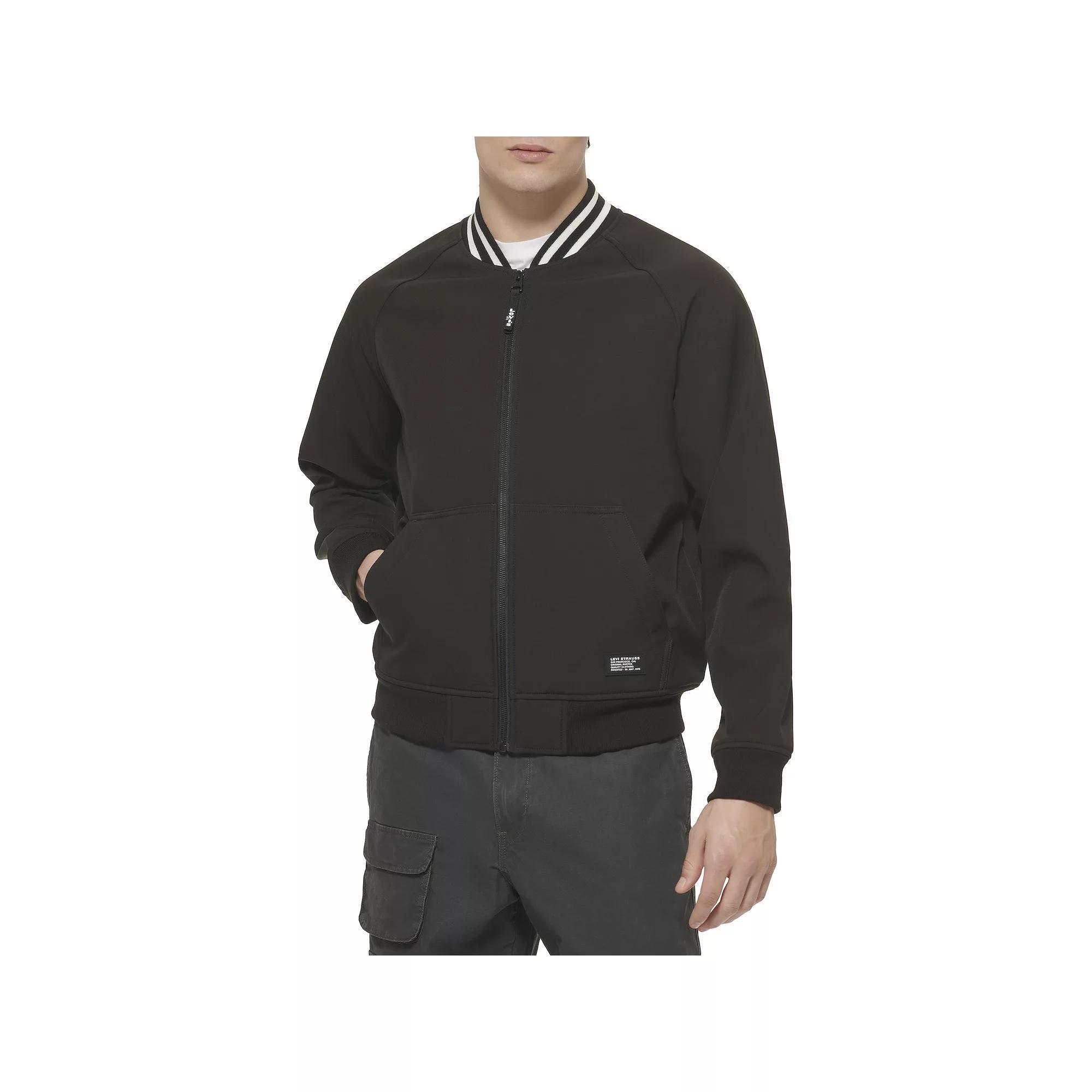 Men's Levi's® Softshell Flight Bomber Jacket, Size: Medium, Black Product Image