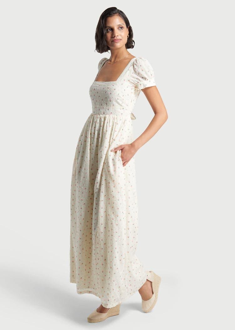 Regency Romance Embroidered Maxi Dress Product Image