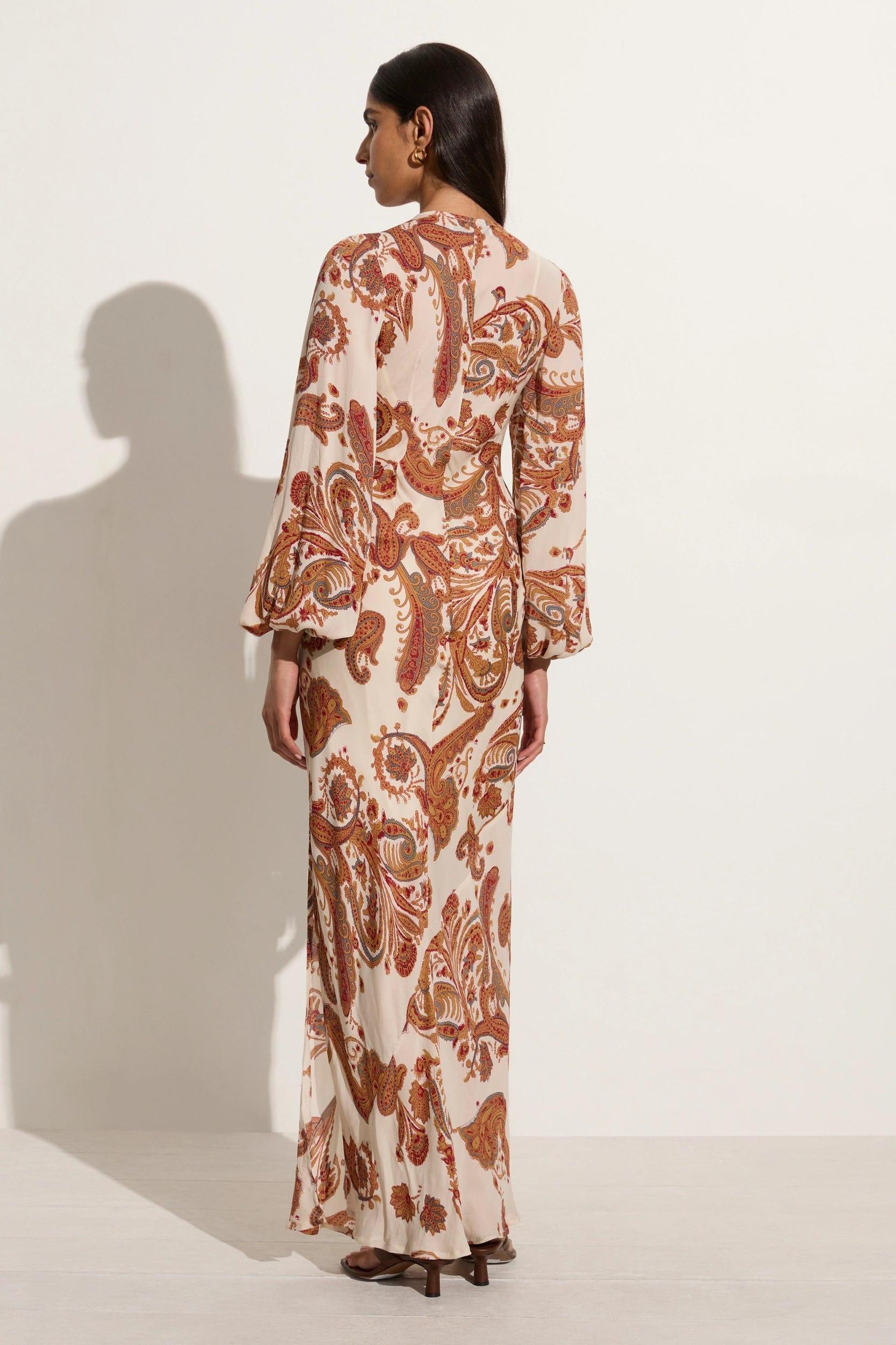 Santos Maxi Dress Alessia Paisley - Final Sale Product Image